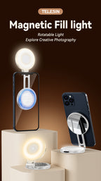 Magnetic Fill Light with Mirror